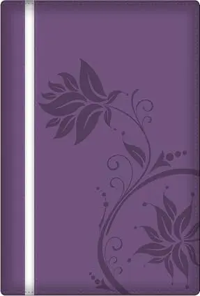 Biblia de la mujer conforme al corazón de Dios, dúotono morado - RVR1960