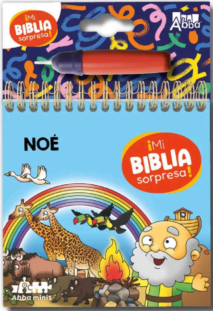 Mi Biblia sorpresa, pinta con agua - Noé