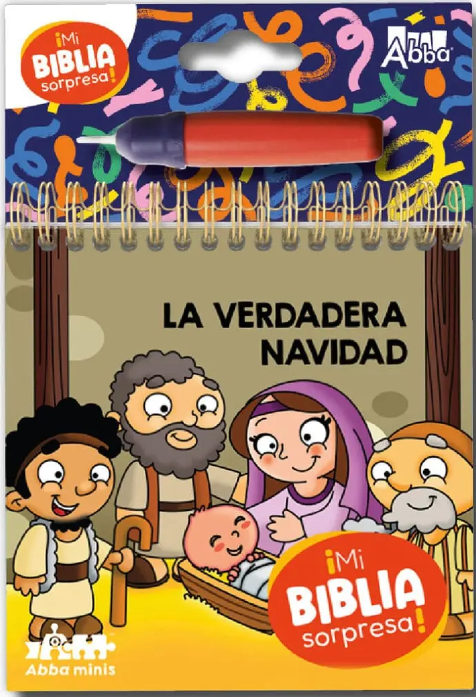 Mi Biblia sorpresa, pinta con agua - La verdadera Navidad