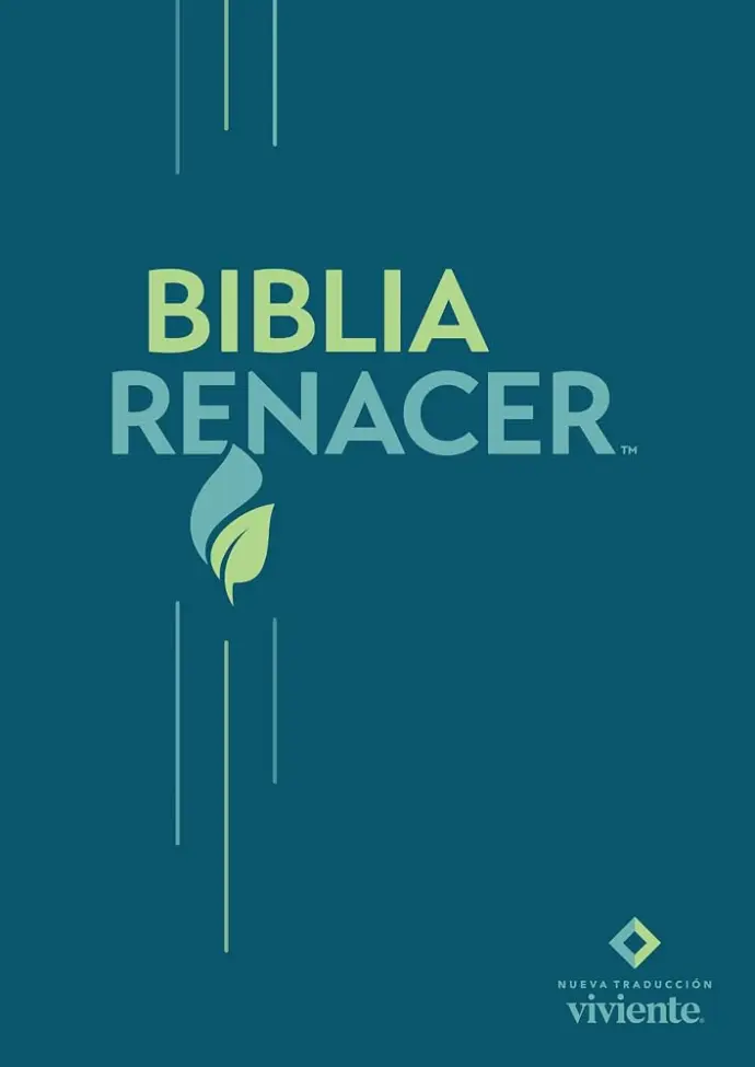 Biblia Renacer, tapa rústica azul - NTV