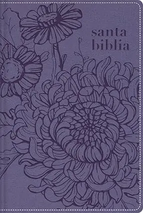 Santa Biblia, edición versificada, tamaño bolsillo con cierre, simil piel morado - NBLA