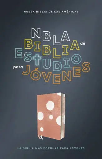 [BIBLIA] Biblia de Estudio para jóvenes, piel fabricada color durazno, comfort print - NBLA