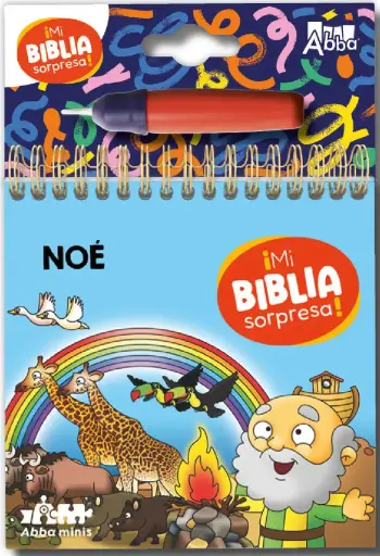 [NIÑOS] Mi Biblia sorpresa, pinta con agua - Noé