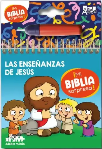 [NIÑOS] Mi Biblia sorpresa, pinta con agua - Las enseñanzas de Jesús