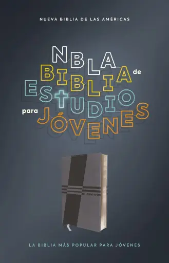 Biblia de Estudio para jóvenes, leathersoft, azul, Comfort Print - NBLA