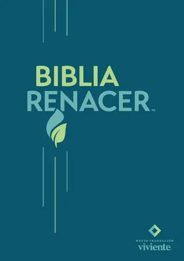 Biblia Renacer, tapa rústica azul - NTV